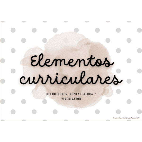 Fichas Elementos curriculares