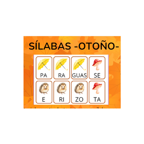 Sílabas OTOÑO