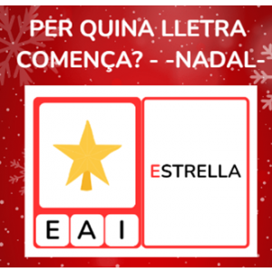 Per quina lletra comença? - NADAL