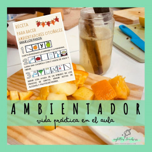 Receta con autoinstrucciones para hacer ambientadores de otoño