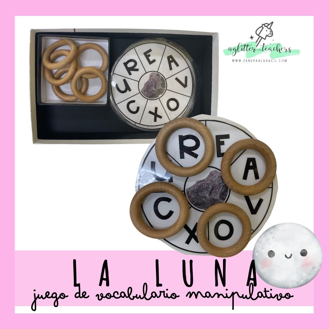 JUEGO VOCABULARIO PROYECTO LUNA MANIPULATIVO