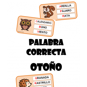 Palabra correcta - otoño