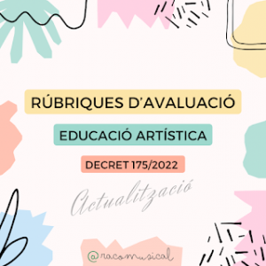 RÚBRIQUES ÀMBIT ARTÍSTIC (Decret 175/2022)