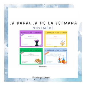 Paraula de la setmana - Novembre II