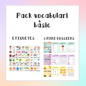 Pack vocabulari bàsic: Fruites i verdures, peces de roba i parts del cos