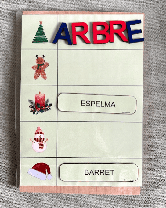 VOCABULARI Lectoescriptura de Nadal