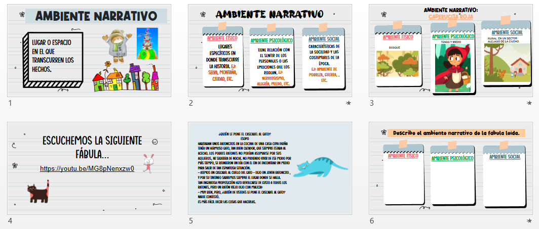 El ambiente narrativo