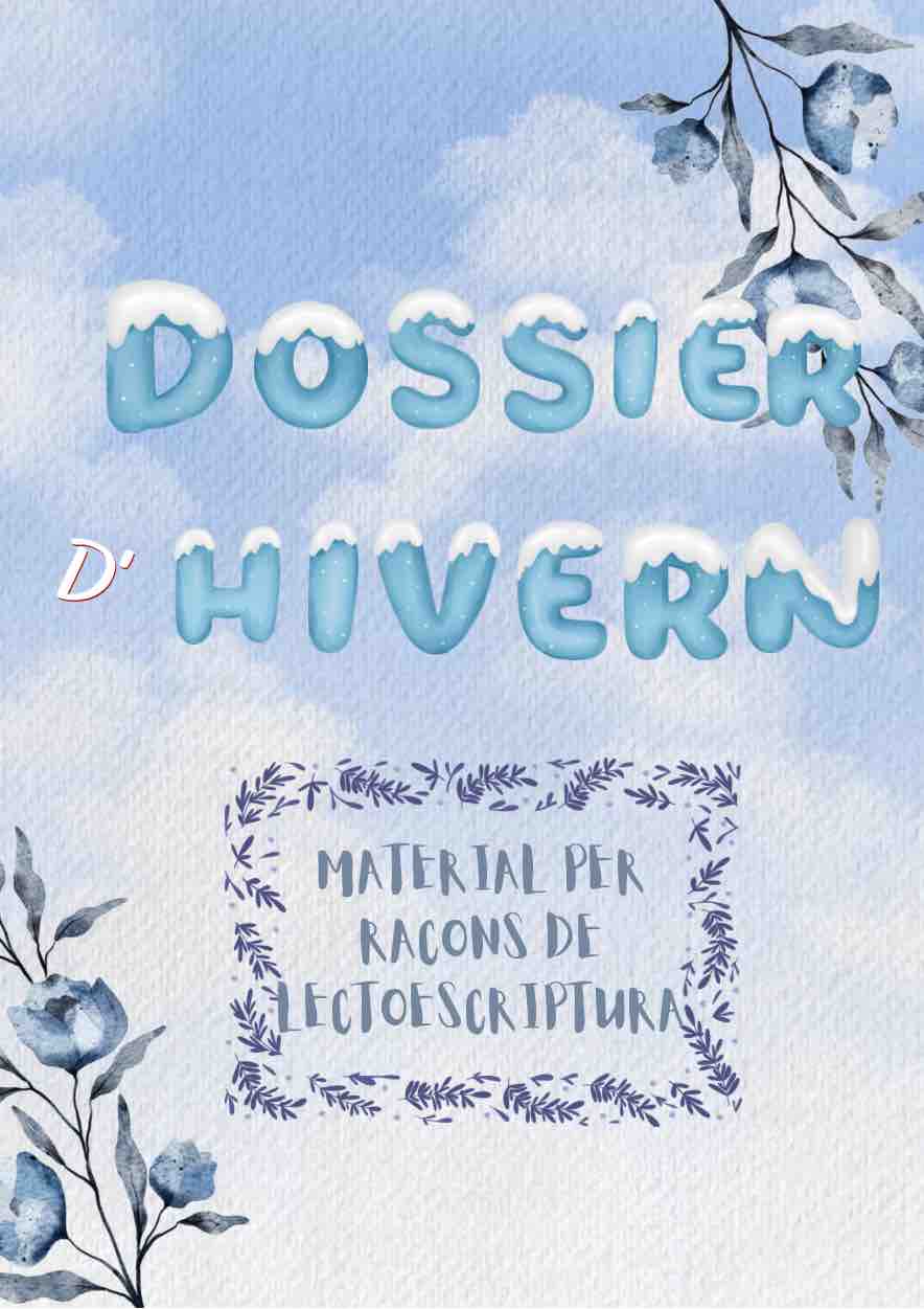 Dossier lectoescriptura hivern