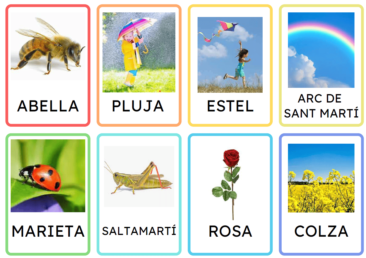 Vocabulari de primavera