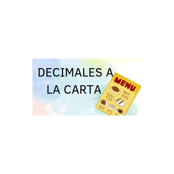 Decimales a la carta