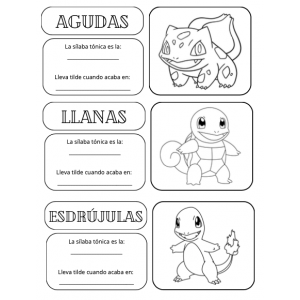 ACENTUACIÓN POKÉMON