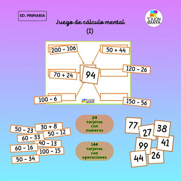 Juego de cálculo mental I (sumas y restas)